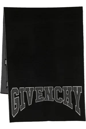 Givenchy Intarsia-knit logo scarf