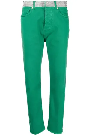 ALEXANDRE VAUTHIER Embellished-band jeans