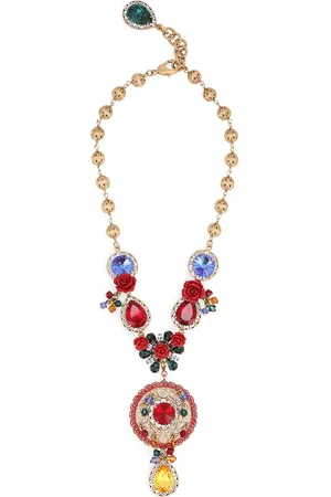 Dolce & Gabbana Rhinestone-embellished pendant necklace