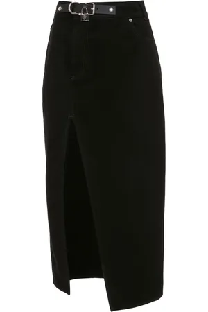 J.W.Anderson Padlock-detail cotton denim skirt