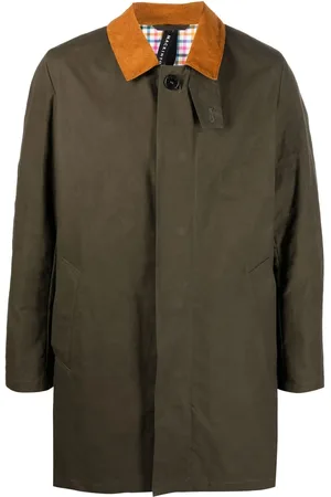 MACKINTOSH NORFOLK waxed cotton coat