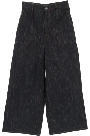 CHANEL 1986-1988s wide-leg jeans