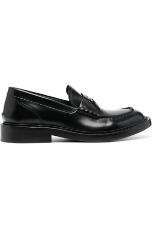 VERSACE Medusa-head leather loafers