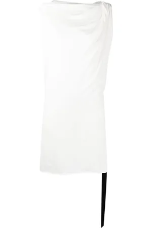 Rick Owens Draped cotton mini dress