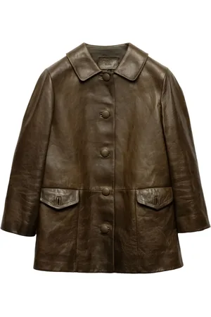 Prada Leather blouson jacket