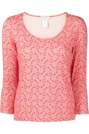 Céline 1990-2000s Macadam three-quarter sleeved top
