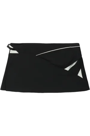Hyein Seo Panelled low-rise miniskirt