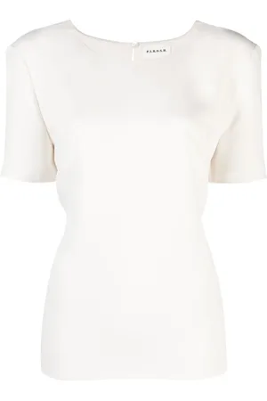 P.A.R.O.S.H. Rear-tie crepe blouse