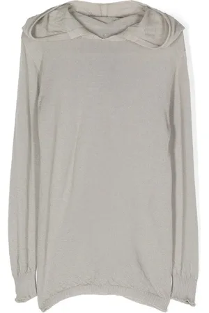 Rick Owens Fine-knit hooded top
