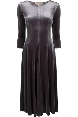 BLANCA Adonis velvet midi dress