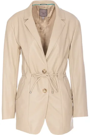 Urban Code Belted leather blazer