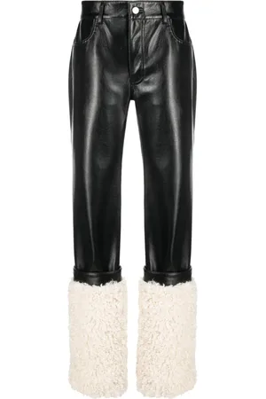 COPERNI Panelled faux-leather trousers
