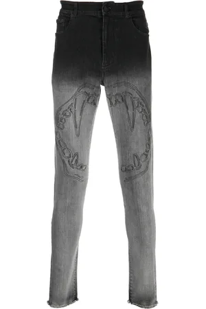 HACULLA Fang lips-print skinny jeans