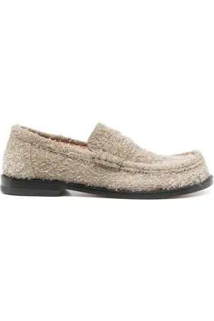 Loewe Campo brushed-suede loafers