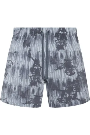 AMIRI Tie-dye pattern swim shorts