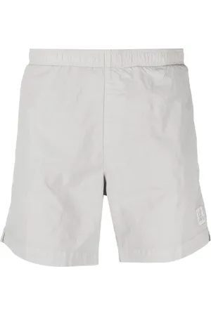C.P. Company Logo-patch elasticated-waist shorts