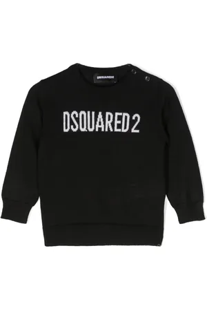 Dsquared2 Logo-intarsia knitted jumper