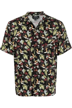A.P.C. Lloyd short-sleeved printed shirt