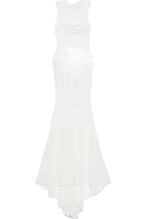 ALEX PERRY Sequinned mesh gown