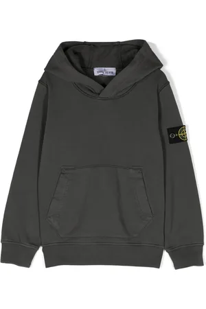 Stone Island Compass-badge cotton sweatshirt