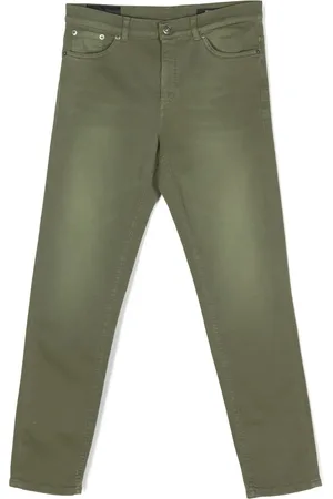 Dondup Stonewashed faded-effect trousers