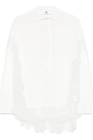 ERMANNO SCERVINO Lace-panelling cardigan