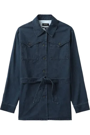 A.P.C. Joann belted denim jacket