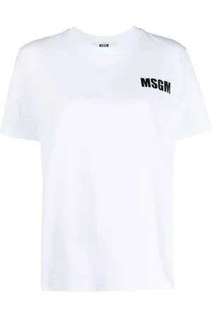 Msgm Logo-print round-neck T-shirt