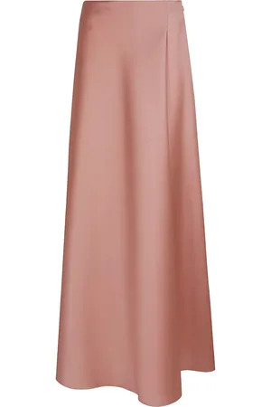 Alberta Ferretti Satin maxi skirt