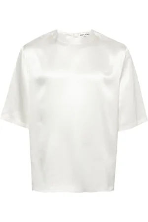 Saint Laurent Silk satin T-shirt
