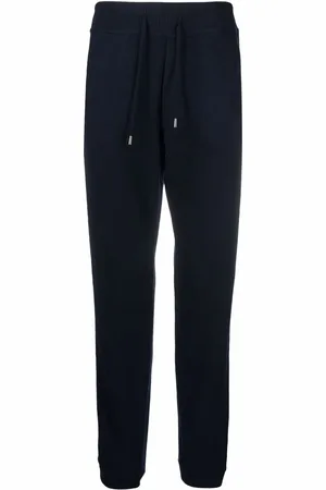 BRUNO MANETTI Drawstring-waist wool track trousers