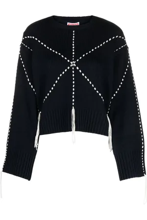 Kenzo Sashiko-stitch wool blend jumper