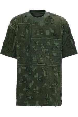 Givenchy Frayed-effect T-shirt