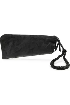 ISAAC SELLAM EXPERIENCE Asymmetric leather clutch bag