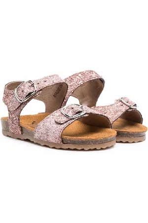 PèPè Glitter buckle-fastening sandals