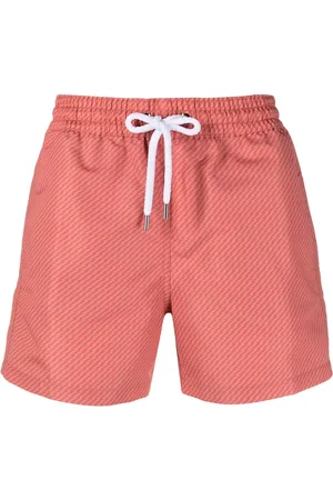 Frescobol Carioca Jacquard Pepe-print swim shorts