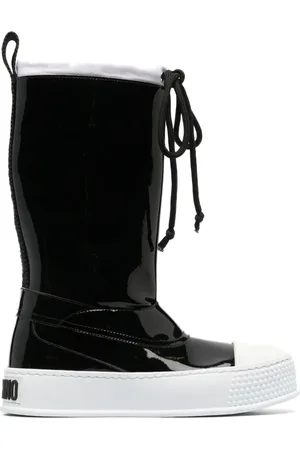 Moschino Rubber-toecap platform boots