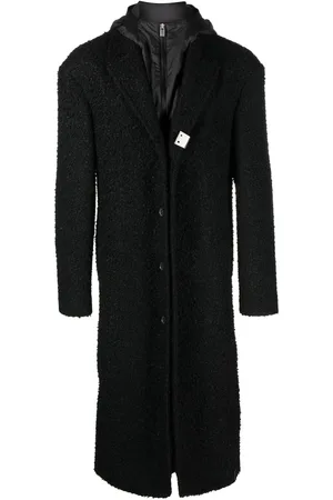 1017 ALYX 9SM Bouclé layered single-breasted coat