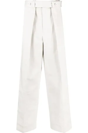 Jil Sander Wide-leg cotton trousers