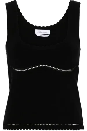 BLUMARINE Cut-out detailed tank top