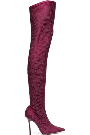 GEDEBE Logan rhinestone-embellished boots