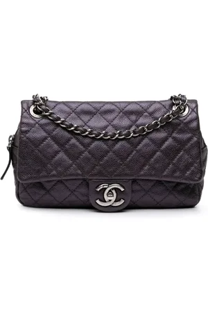 CHANEL 2012 Jumbo Quilted Caviar Easy Flap shoulder bag