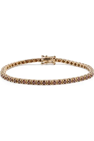 Kolours 14kt yellow Spectra tennis bracelet