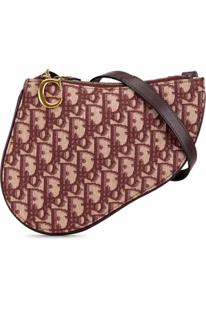 Dior 2019 Oblique Saddle Triple Zip crossbody bag