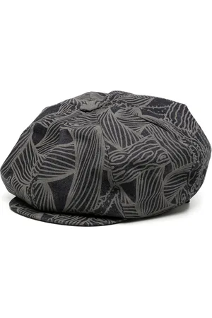 CHRISTOPHER NEMETH Rope-print denim cap