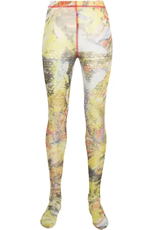 Diesel Abstract-print footed leggings