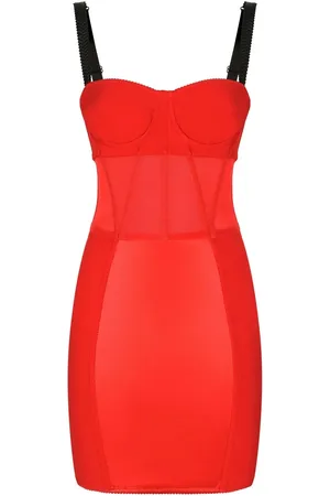 Dolce & Gabbana Silk corset mini dress