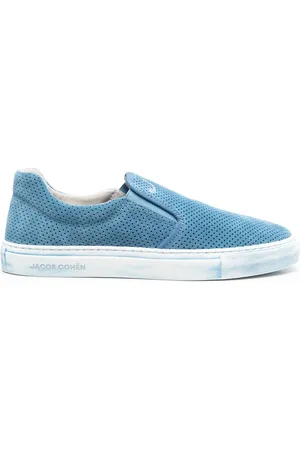 Jacob Cohen Perforated-detail slip-on sneakers