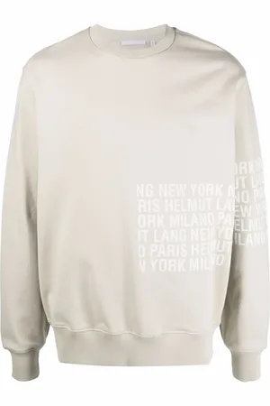 Helmut Lang Box logo-print crew-neck sweatshirt