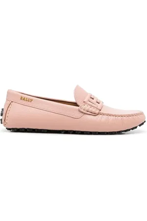 Bally Logo-plaque leather loafers